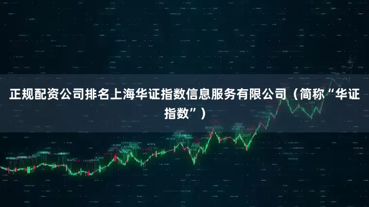 正规配资公司排名上海华证指数信息服务有限公司（简称“华证指数”）