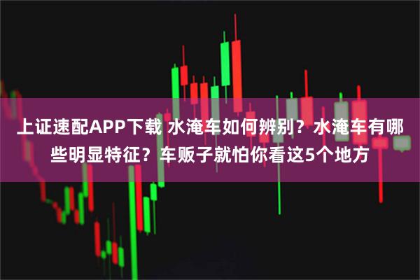 上证速配APP下载 水淹车如何辨别？水淹车有哪些明显特征？车贩子就怕你看这5个地方