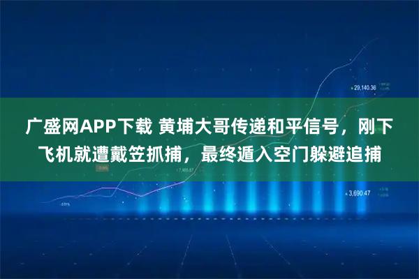 广盛网APP下载 黄埔大哥传递和平信号,刚下飞机就遭戴笠抓捕,最终遁入空门躲避追捕